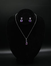 Amethyst Sterling Silver Two-Stone Set