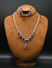 Amethyst Elegance Necklace and Earring Set