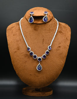 Amethyst Elegance Necklace and Earring Set