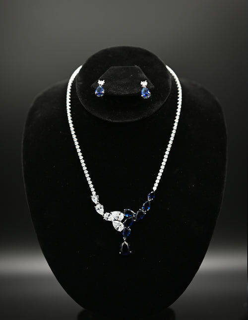 Azure Bloom Jewelry Set