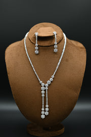 Stellar Bloom Y-Necklace Set