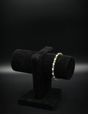 Emerald & Diamond Sterling Silver Tennis Bracelet