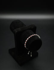 Ruby & Diamond Sterling Silver Tennis Bracelet