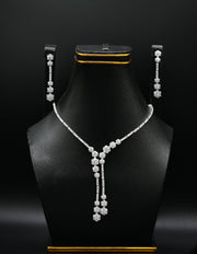 Stellar Bloom Y-Necklace Set