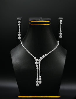 Stellar Bloom Y-Necklace Set
